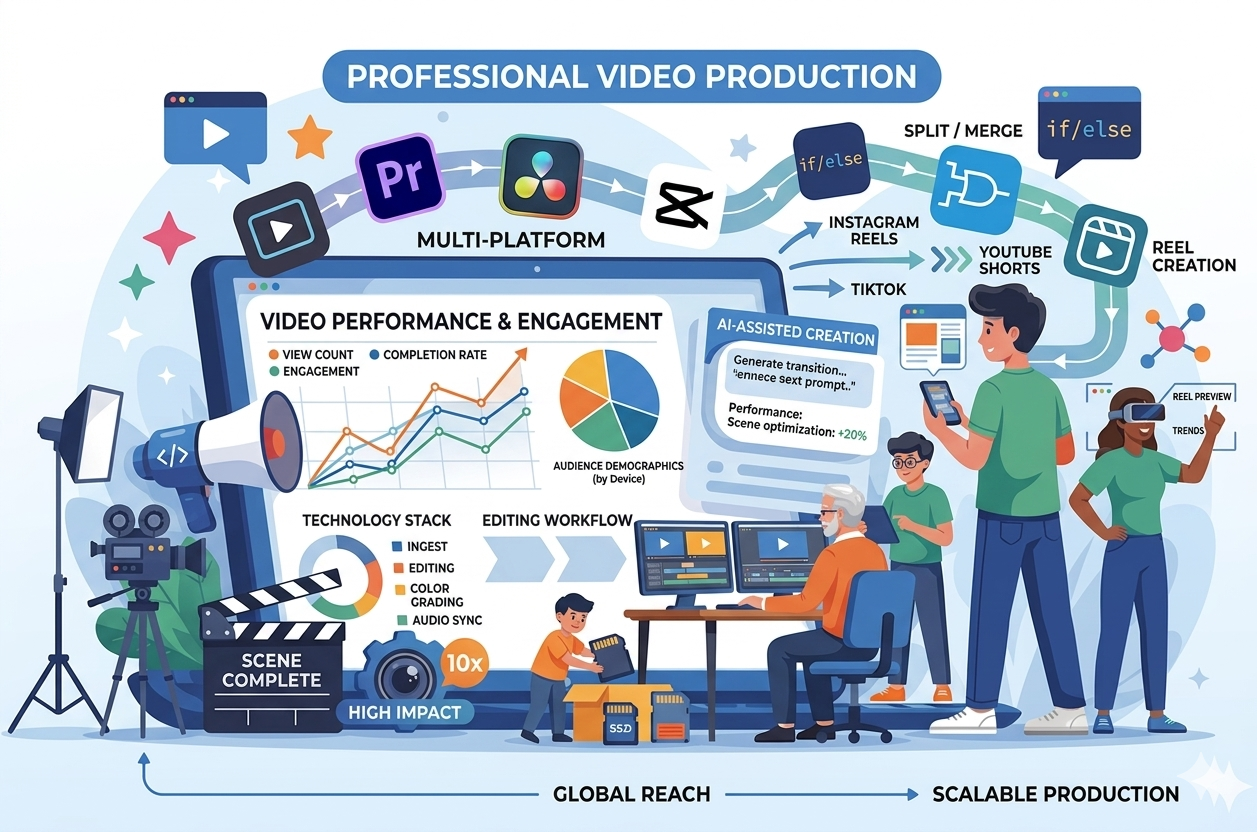 ImpactNex Video Editing and Reel Creation
